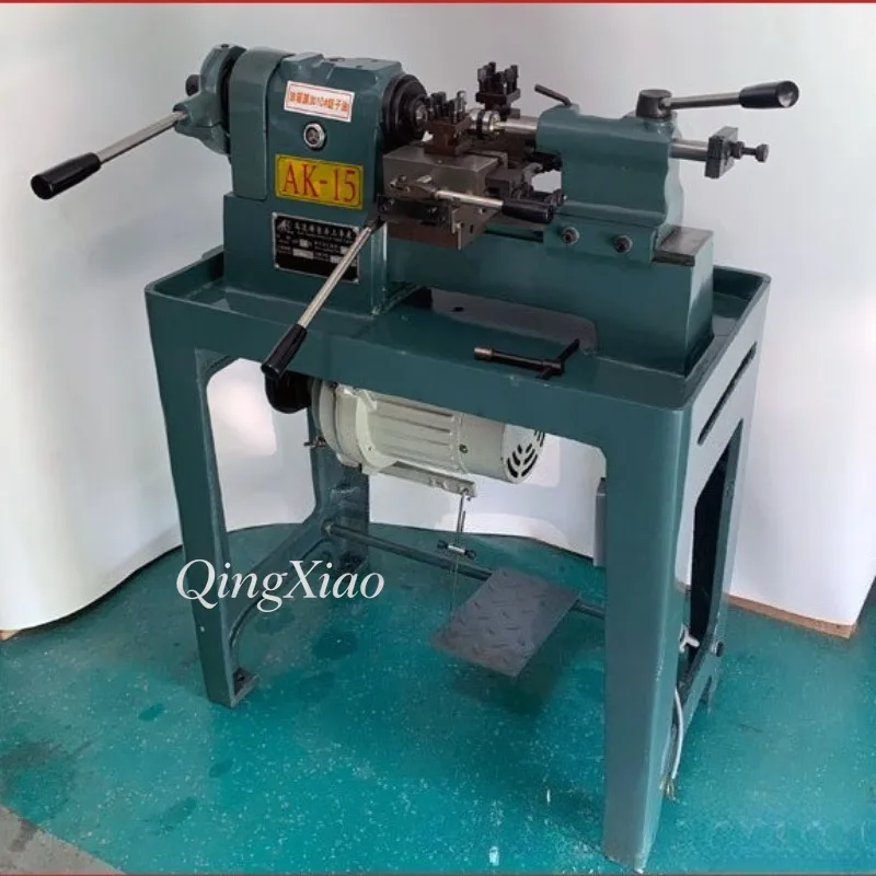 AK-15 Tabletop Precision Instrument Lathe Small Industrial Grade Multifunctional Hand Drilling Chamfering Grooving Machinery