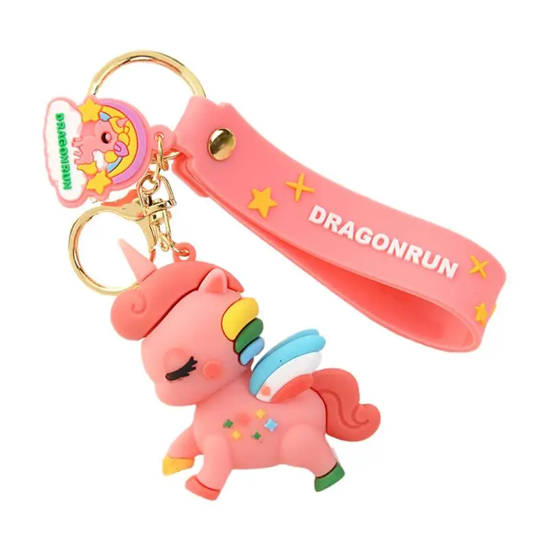 

Horse Keychain Rainbow Animal Wrist Strap Keychain Keychain Toy Bag Pendant Backpack Accessory Animal Key Ring For Girls Women