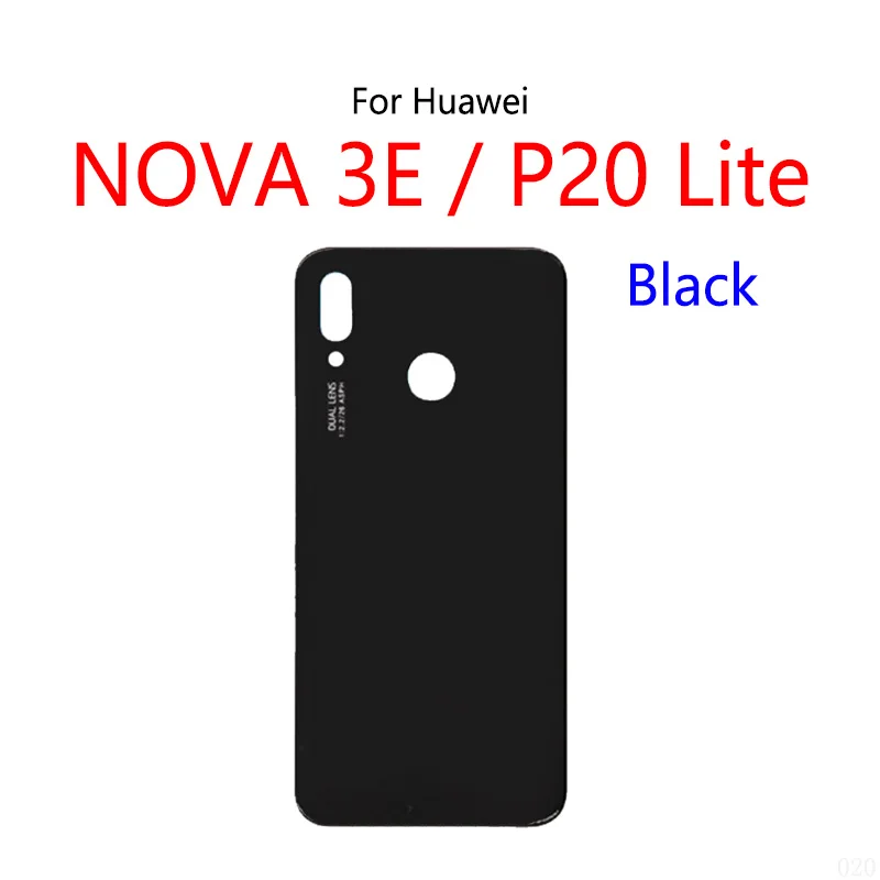 Batterie-Rückabdeckung für Huawei Nova 3E / P20 Lite Glaspanel-Gehäuse Batterieabdeckung Rückseite – Detail 2