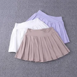 Women's Quick Dry Pleated Tennis Skirts Mid Waisted Cute Athletic Workout Running Sports Golf Skorts