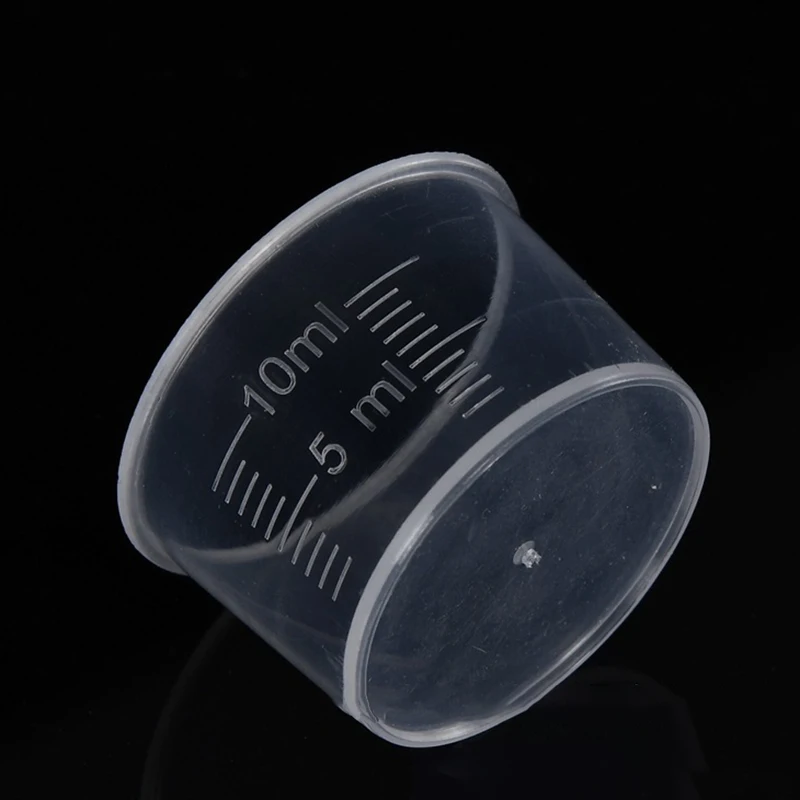 20Pcs 10ml Silicone Measuring Cup Non-stick Silicone Measure Cup DIY Jewelry Making Tool Epoxy Resin Cup Mixed Measure