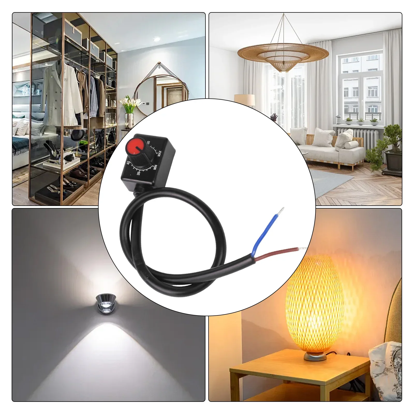 Lighting Control LED Dimmer Passive Dimmer 0-10V Led Dimmer For Lighting Dimmer Compact Design Versatile Compatibility