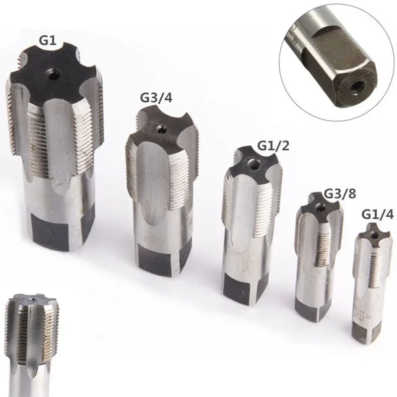 Pipe Tap 1/16 1/8 1/4 3/8 1/2 3/4 1.1/4 1.1/2 1inch 2inch Metric Screw Tap Thread Tools G ZG Z RP RC NPT PT BSP NPSF NPTF