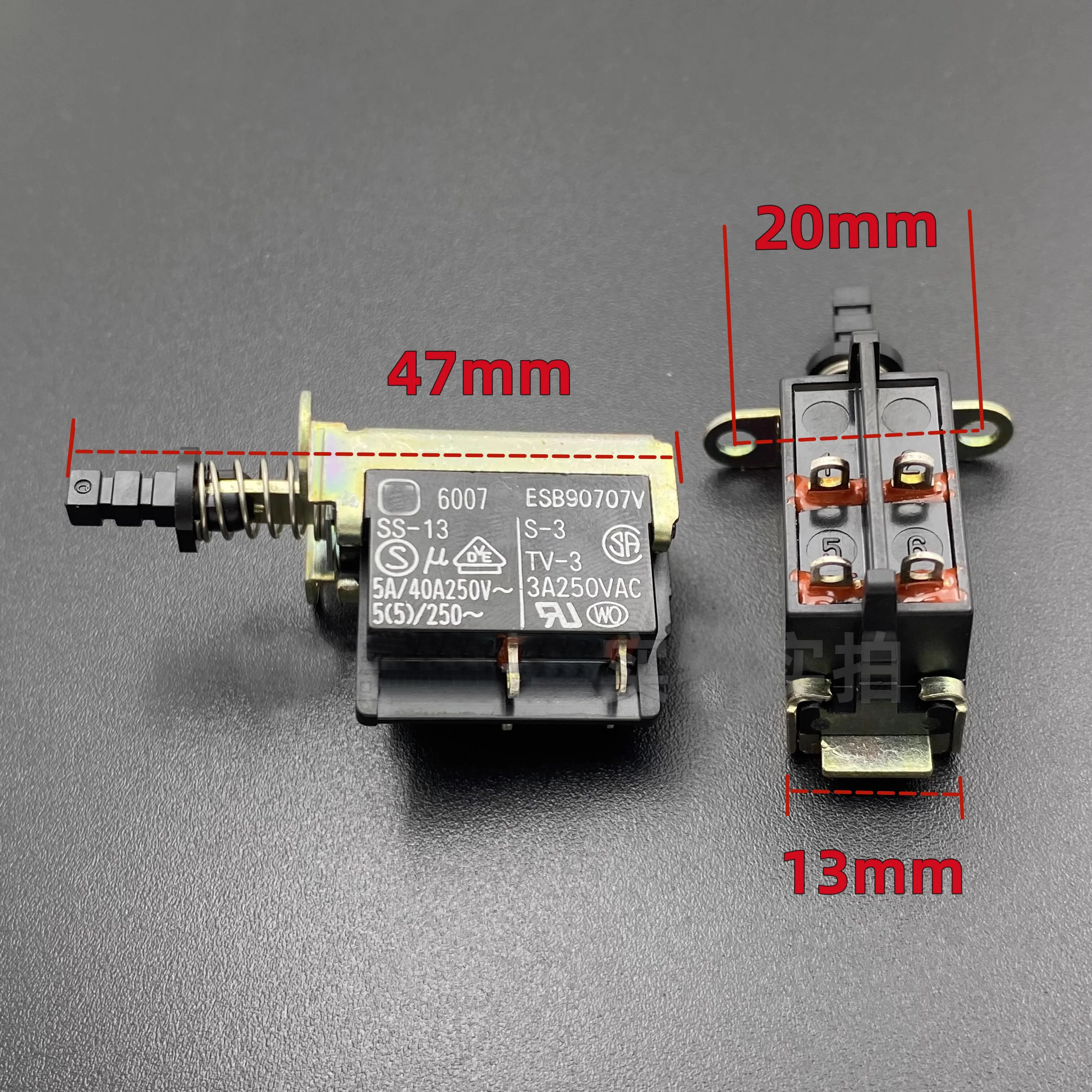 4-pin 5A250V TV chassis button SS-13/S-3 authentic ESB90707V/TV-3 Self-locking power switch button