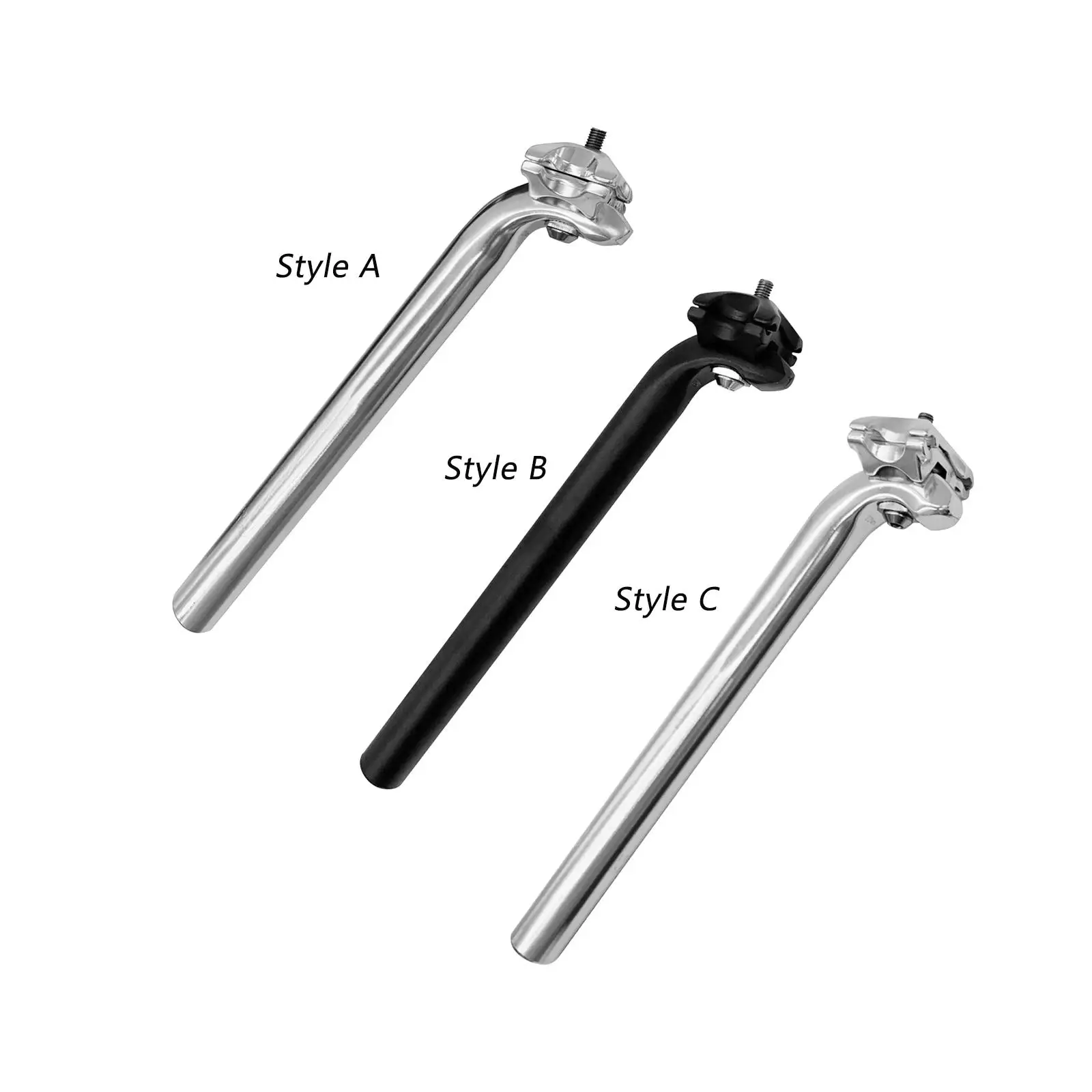 Bike Seatpost 300mm Length Lightweight Easy to Install Spare Parts Suspension