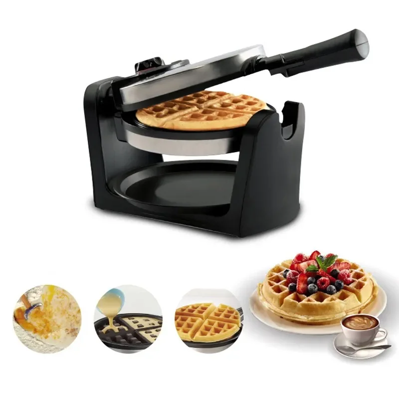 

Waffle Maker Cake Machine Electric Baking Pan for Home Multifunction Muffin Maker Double-sided Baking Flip