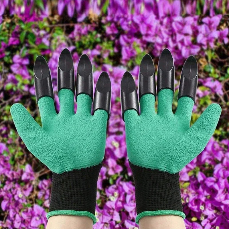 1pcs Latex Gloves With Claw Design For Gardening And Protection From Abrasions During Planting