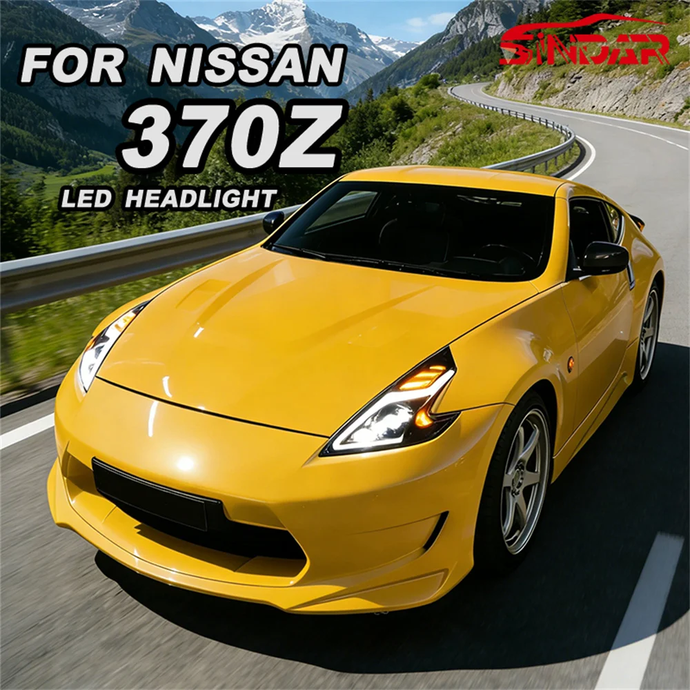 日産370ZフェアレディZ Z34（2009-2021）用SINDARオートLEDヘッド