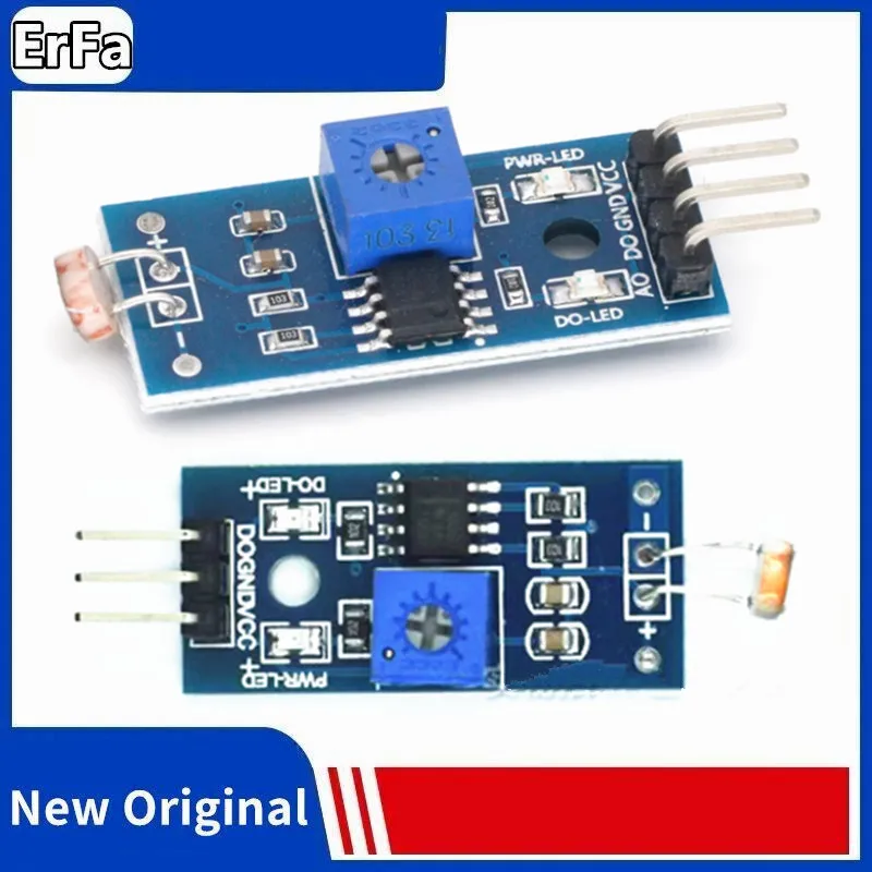 1pcs LM393 photosensor module / light detection / photoresistor module / photodiode 3pin 4pin For Arduino DIY KIT