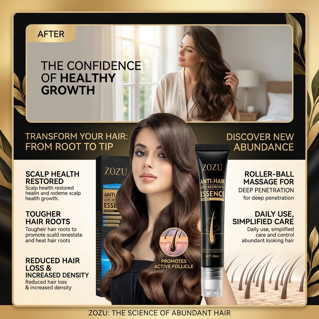 ZOZU 1/2/3PCS Fast Hair Growth Oil Products Care Scalp Massage Treatments Protect Loss Effective Grow Hair Serum For Men & Women