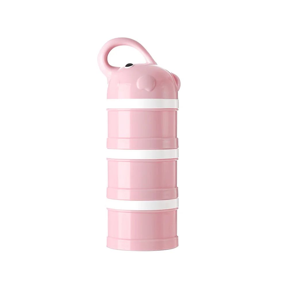 

Portable Baby Formula Dispenser Removable Washable Milk Powder Box Snack Storage Container Airtight Lid Newborn Toddler
