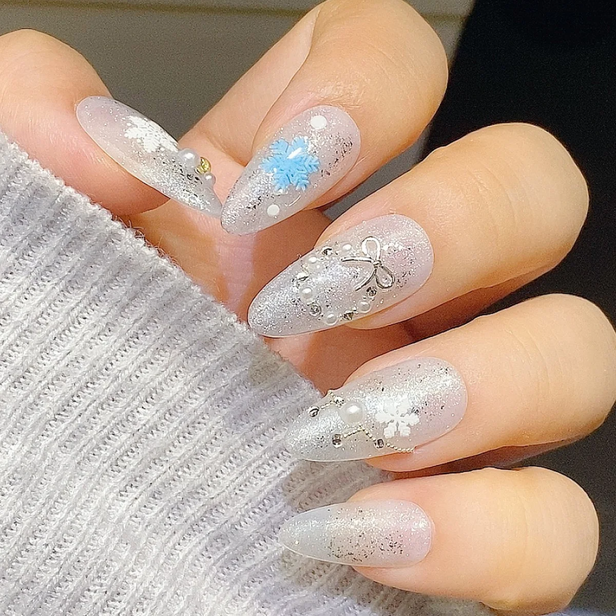 TSZS الفضة ثلاثية الأبعاد القوس مسمار الفن سحر سبيكة معدنية لطيف مزيج صغير شكل القوس الشريط الأظافر الديكور DIY بها بنفسك مسمار الملحقات