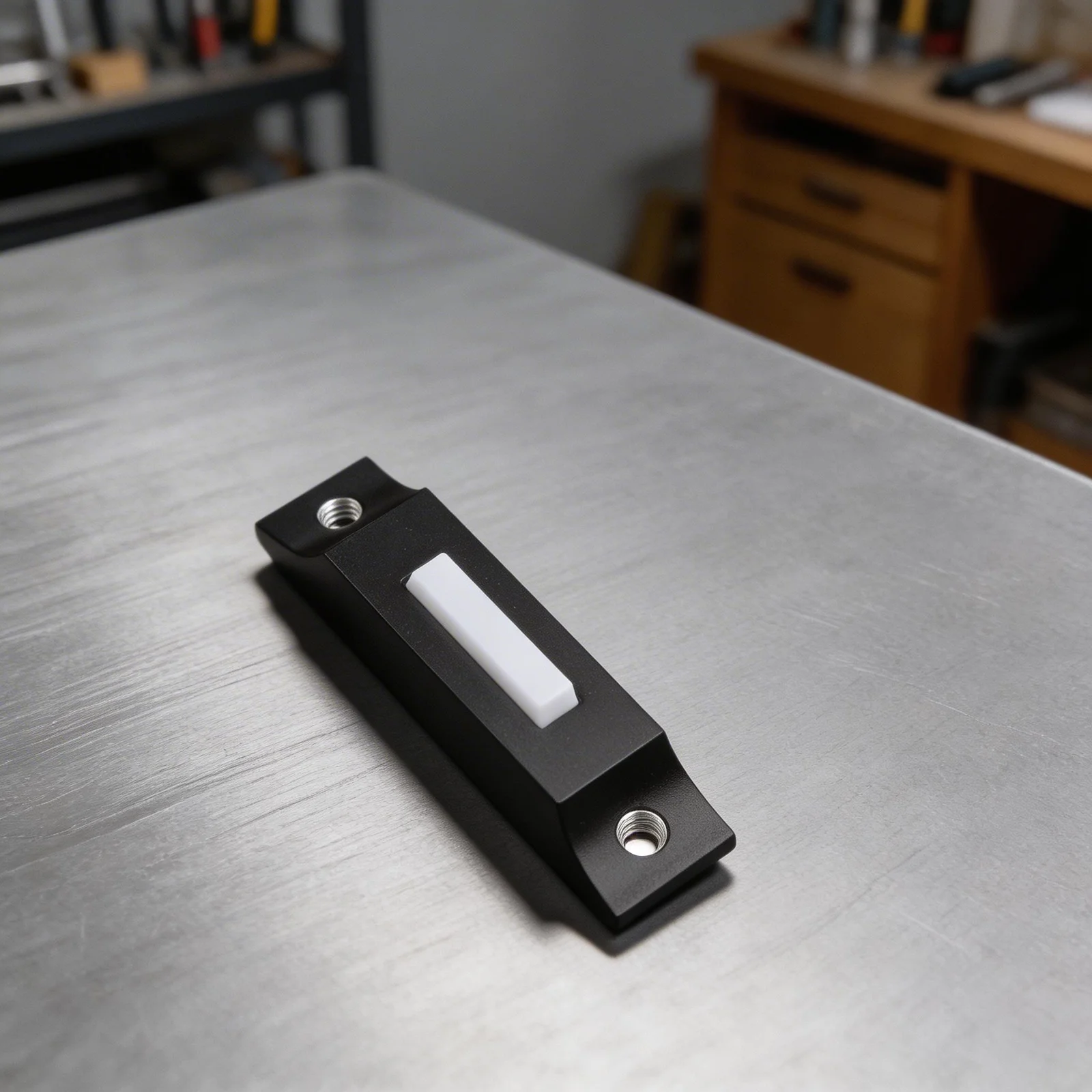 Outdoor Doorbell Push Button with Lighted Press Feature Metal Construction Wall Mounted for Long Lasting Performance