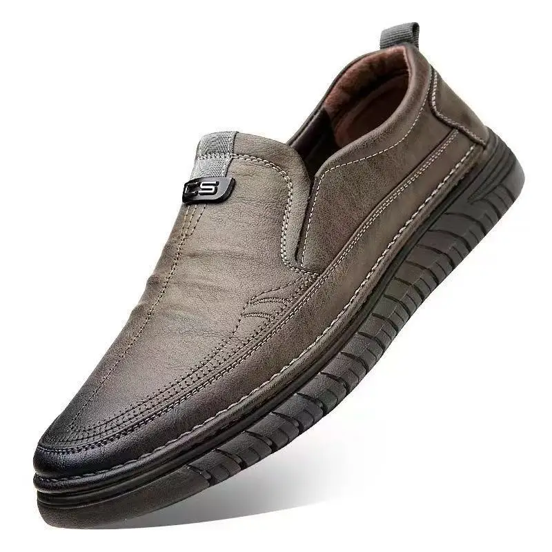 

Men's Casual Slip-On Loafers Comfortable Breathable Non-Slip Sole Shoes Lightweight Soft Sole Leisure Footwear for Spring Autumn