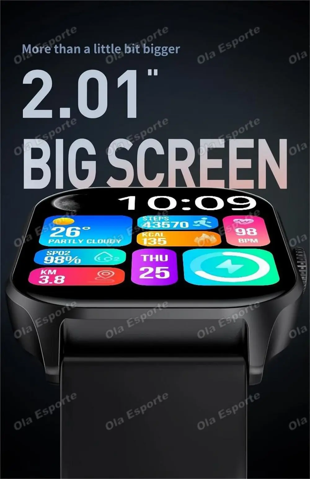 2026 Neue Smartwatch für Damen mit Bluetooth-Anruf, GPS, Bewegungs-, Herzfrequenz- und Schlafaufzeichnung, Outdoor-Sport-Smartwatch für Herren, kompatibel mit Android/iOS – Detail 3
