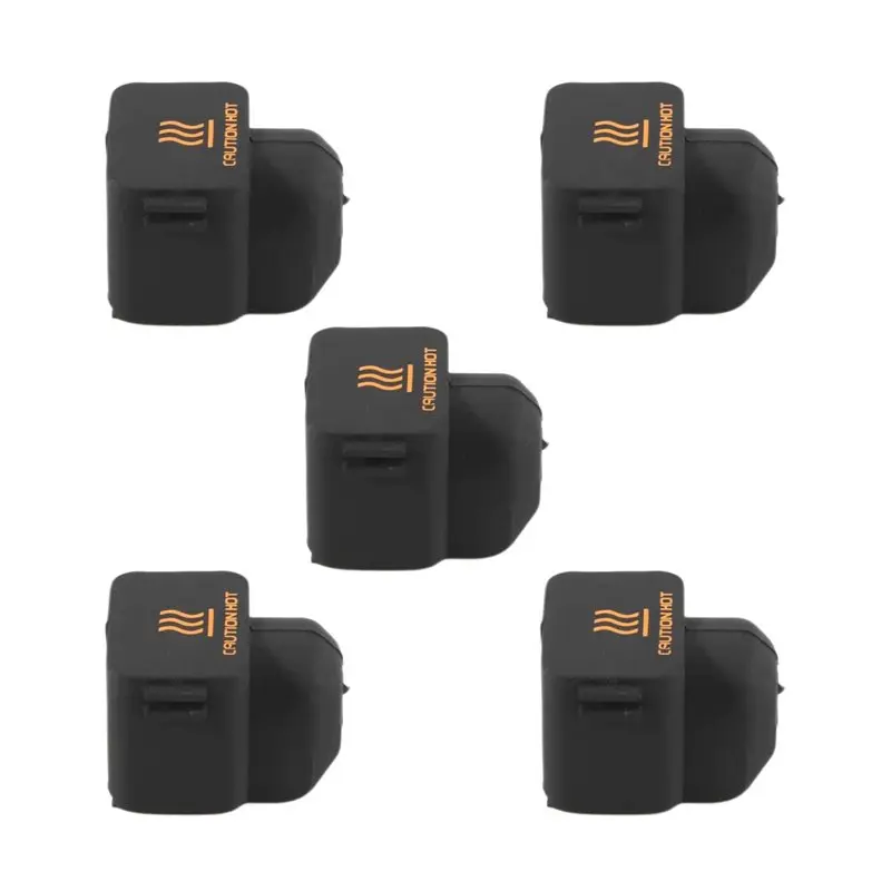 

Специальное предложение~Силиконовые носочки для мини-хотэнда, 300 шт. ℃ Силиконовый чехол для высокотемпературного нагревательного блока Bambu-Lab A1/A1 Mini, 5 шт.