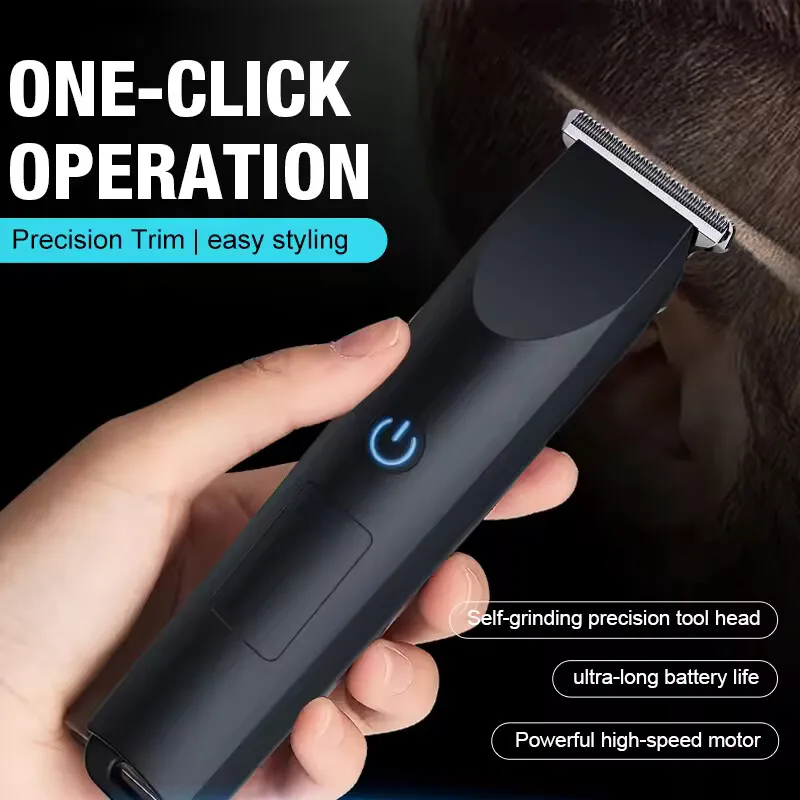 New Electric Hair Clipper Hair Trimmer for Men Body Groomer & Pubic Waterproof Hair Trimmer Replaceable Ceramic Blade 2026