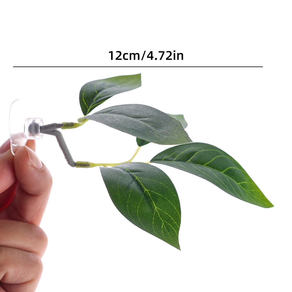 1Pcs Betta Fish Rest Leaf Aquarium Landscaping Betta Fish Spawning Leaf Simulation Plastic Water Grass Decoration