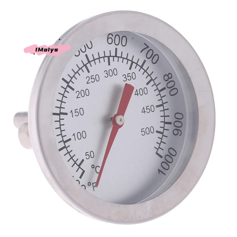 M-0-500°C Degrees Oven Thermometer Stainless Steel Grill BBQ Thermometer Instruments Barbecue Temperature Gauge Kitchen Cooking