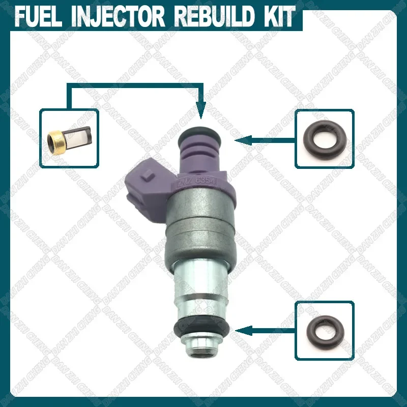 Fuel Injector Service Repair Kit Filters Orings Seals Grommets for Lada Volga ZMZ6354 UAZ3160 ZMZ 6354