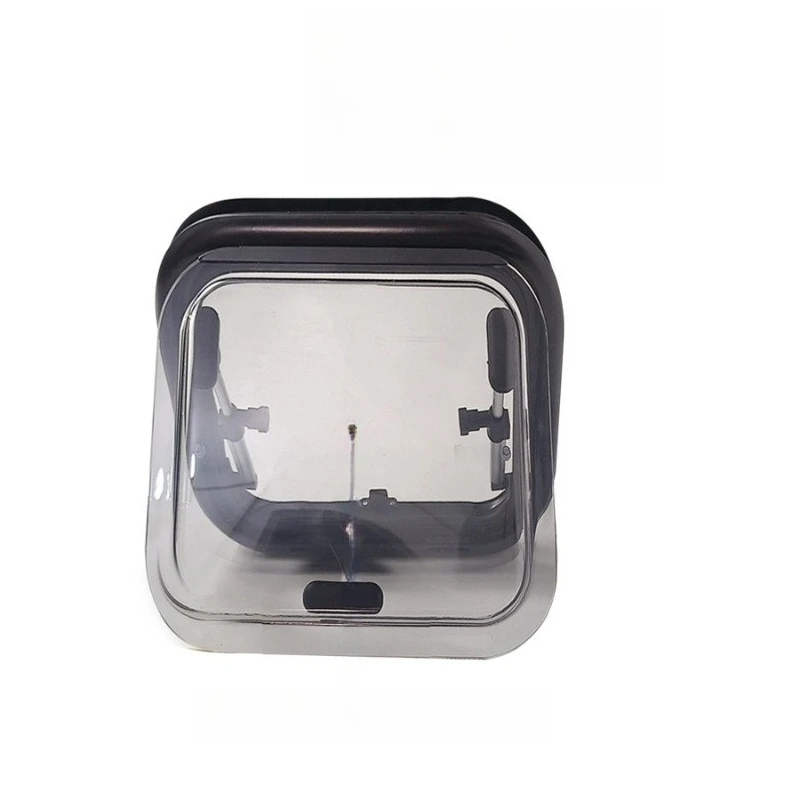 RV universal exit window, 350mmx500mm colored RV window, double-layer acrylic glass rounded corner push-out window