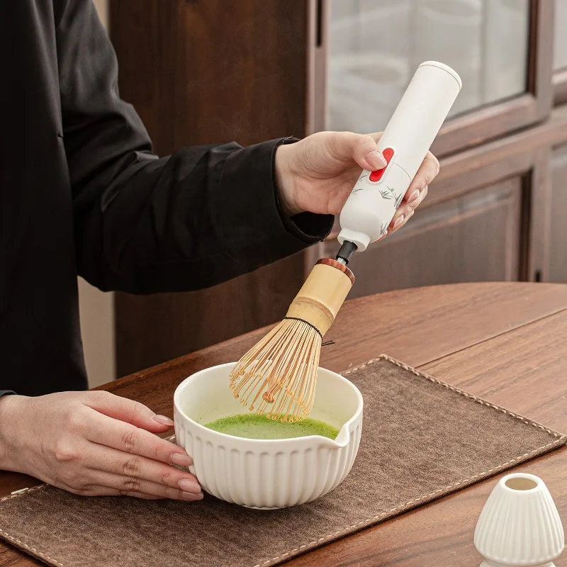 Electric matcha tool matcha brush point tea bowl matcha cup powder bowl mixer tea set