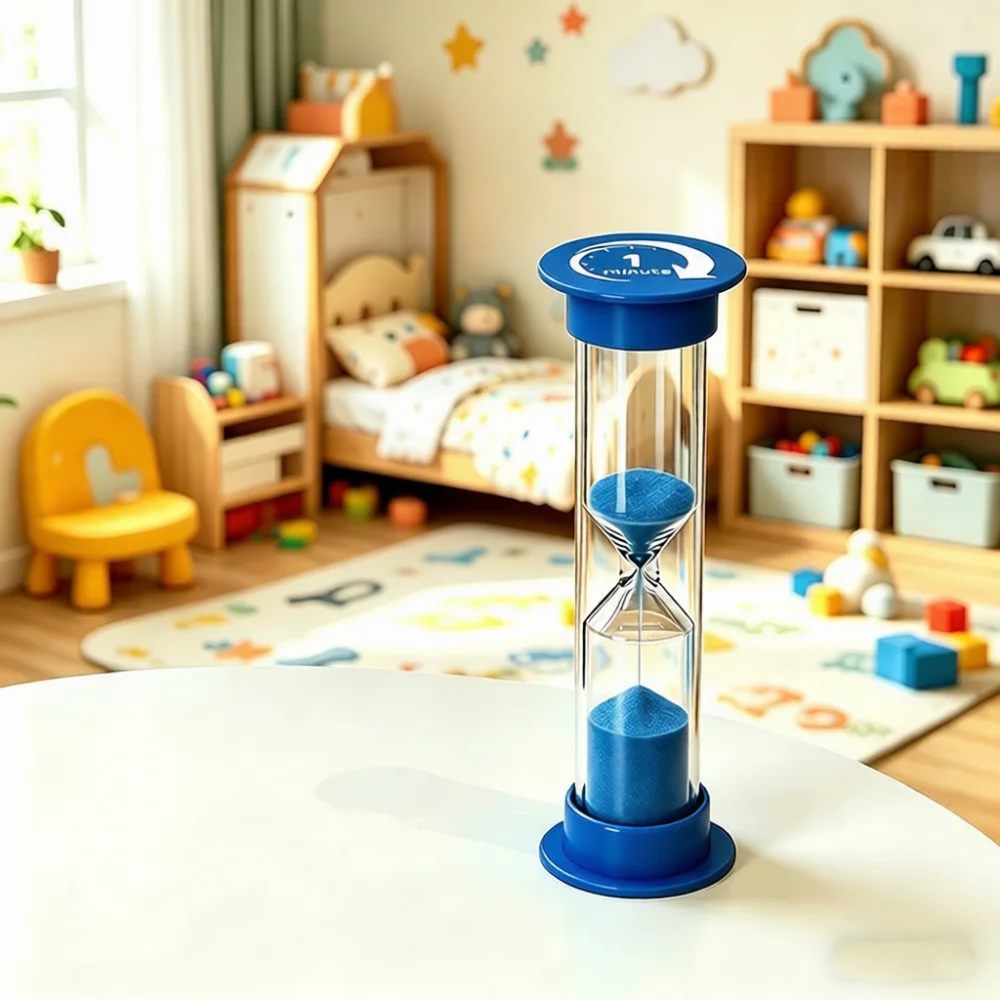 Creative Sandglass Timer Durable Plastic Clock For Kids Learning Toothbrushing Concentration Desktop Decor Time Tool