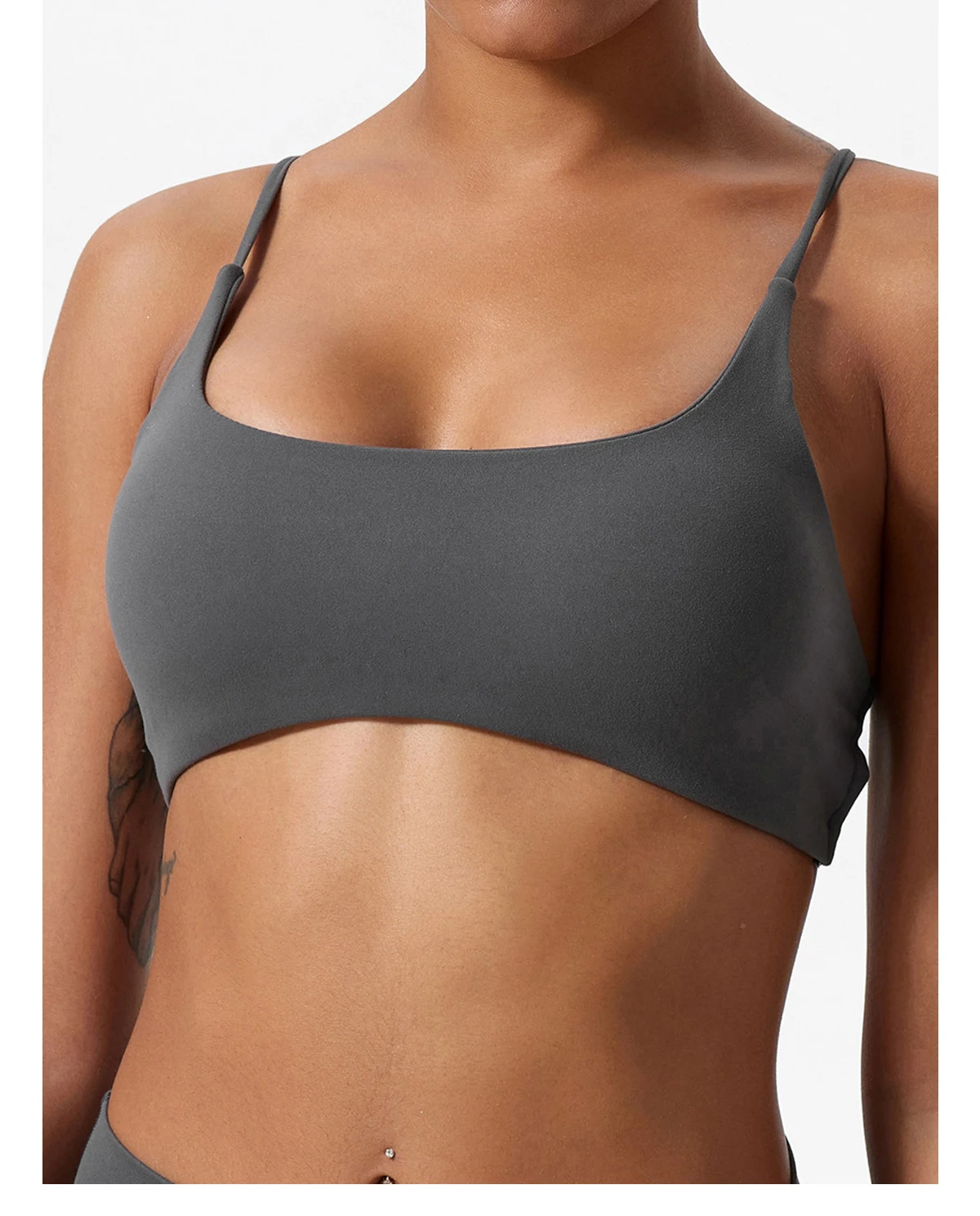 Hearuisavy Sommer Damen Sport-BH Unterwäsche Sportbekleidung Gym-Top Yoga-Kleidung Atmungsaktiv Schnelltrocknend Lauf-Pilates-Fitness-Top – Detail 22