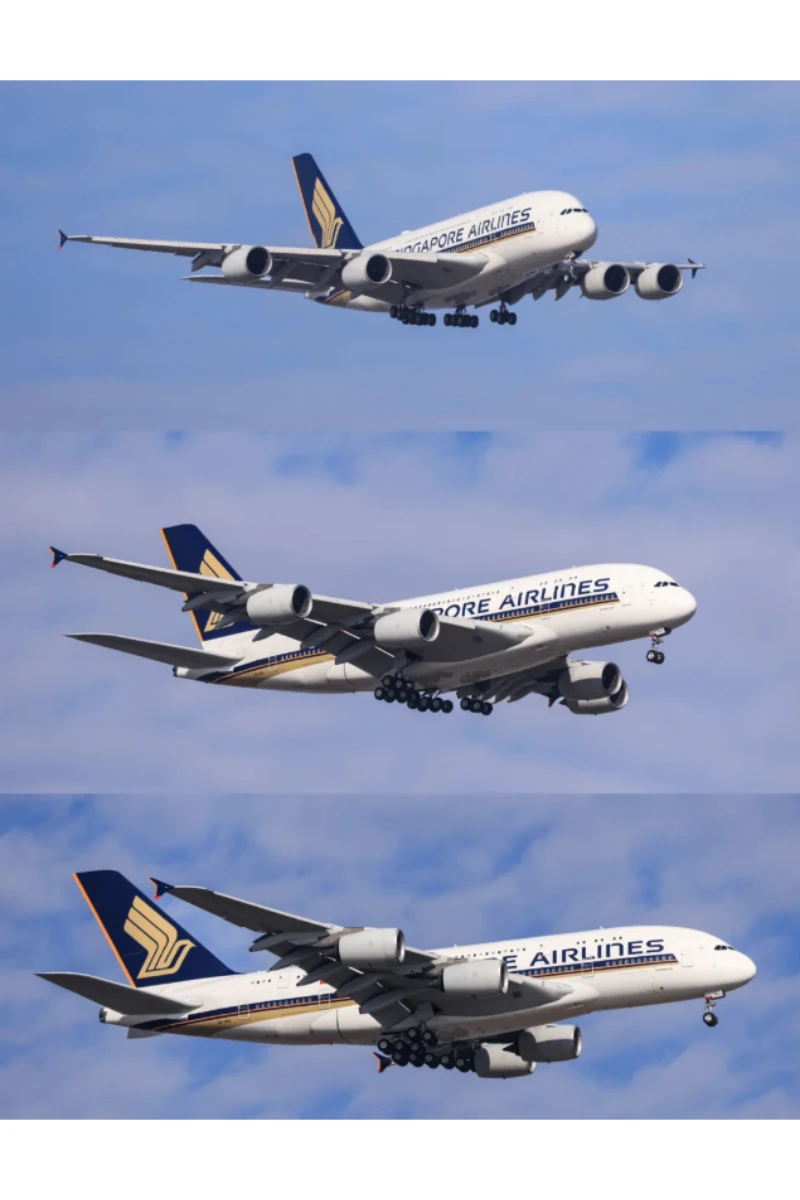 

Новинка 2023 года, масштаб 1/160, самолет Airbus A380, сингапурская модель авиакомпании W, легкое колесо, литье под давлением смолы, коллекция самолетов, демонстрационная игрушка