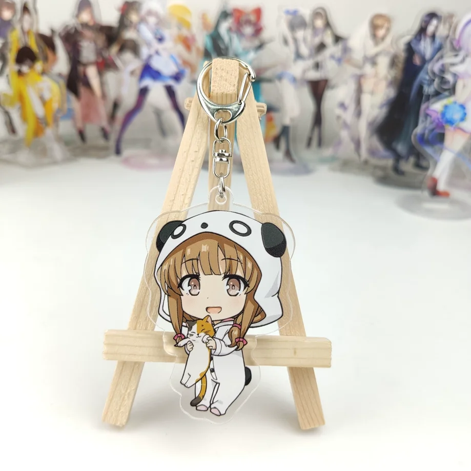 Anime Rascal Does Not Dream of Bunny Girl Senpai Sakurajima Mai Cosplay Acrylic Keychains Accessories Fans Gifts