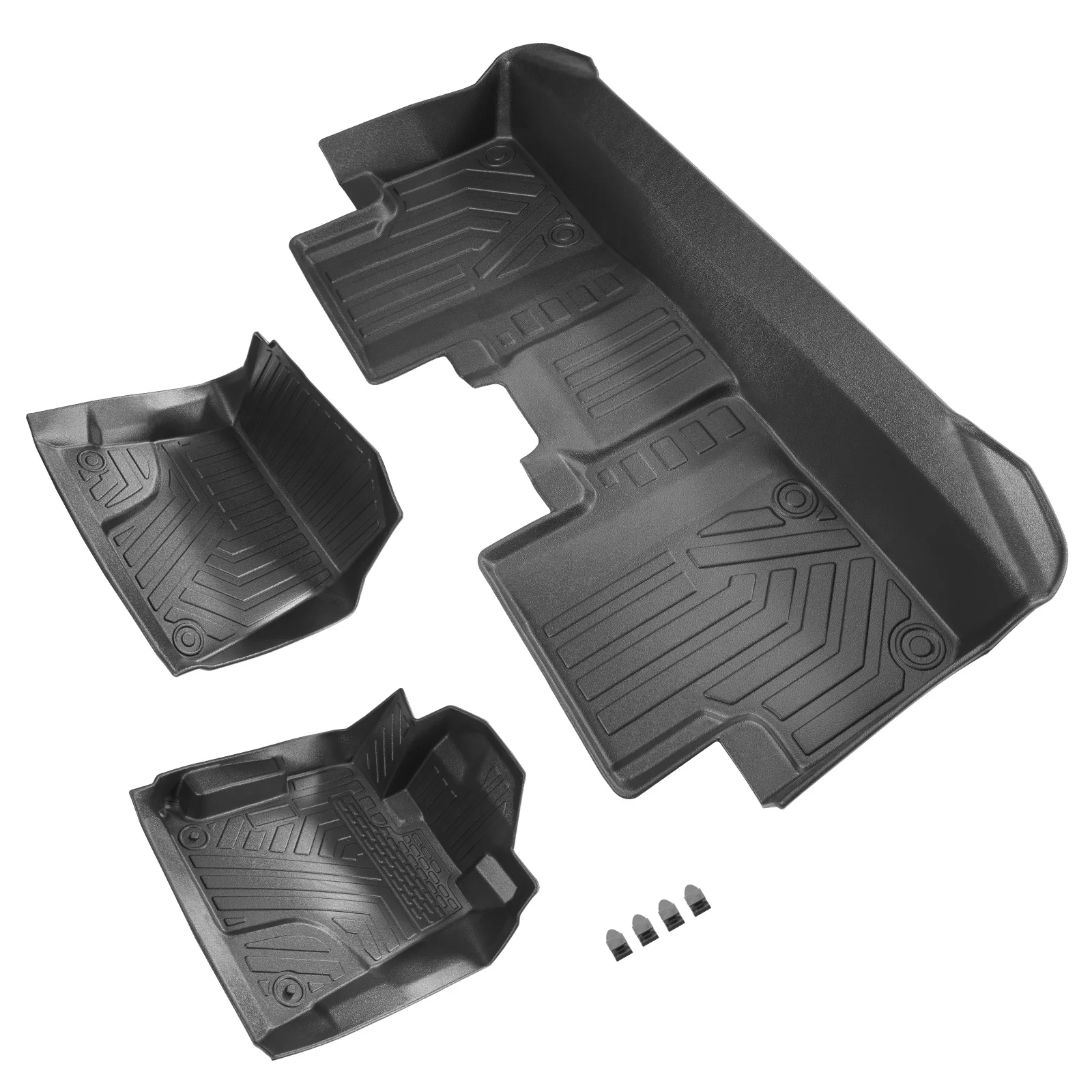 

Коврики для пола, черные, TPE, всепогодные для Honda Civic 2012, 2013, 2014, 2015, 3X