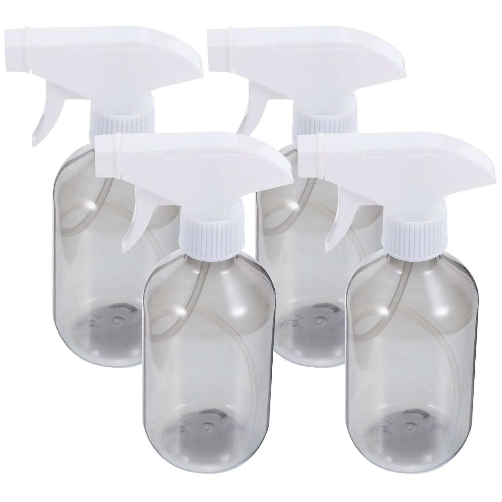 

4pcs Spray Bottle for Hair Garden Plants Clear Plastic Mist Sprayer Refillable Portable Watering Cleaning Solution Mister