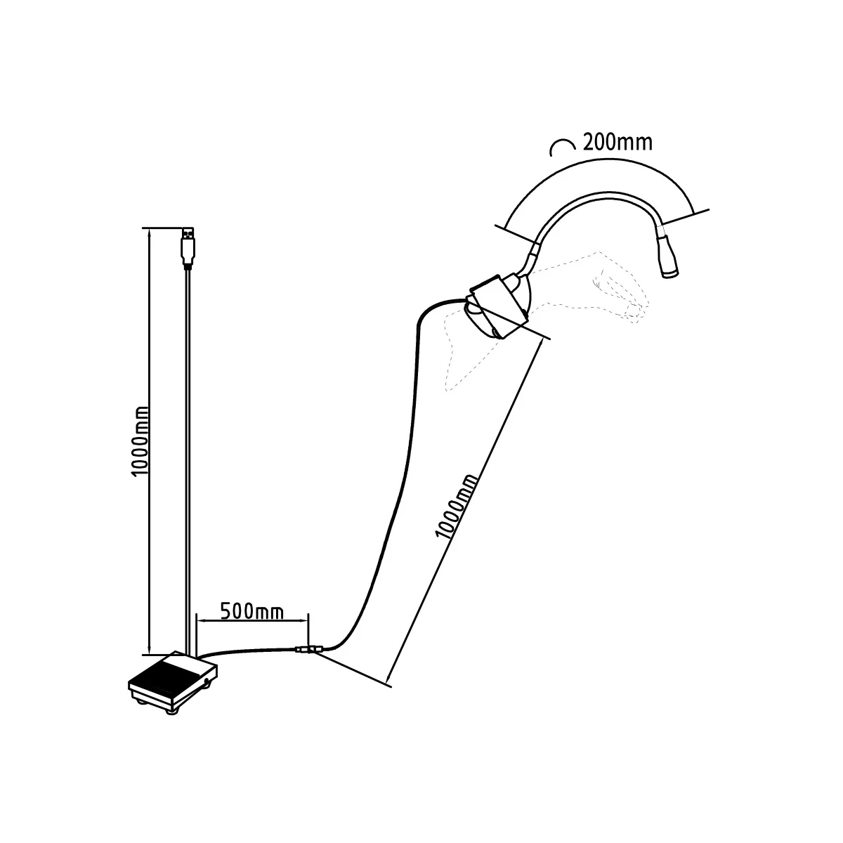 Imagem -05 - Lâmpada de Pulso Led uv Portátil Cola de Cílios Postiços Secagem Rápida Extensão de Beleza Luz de Cura uv Interruptor de pé 5w