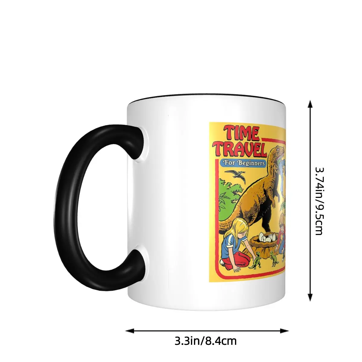 Time Travel For Beginners Mug Funny Ceramic Coffee Cups Tea Mugs Milk Cup Drinkware Gift for Woman Man