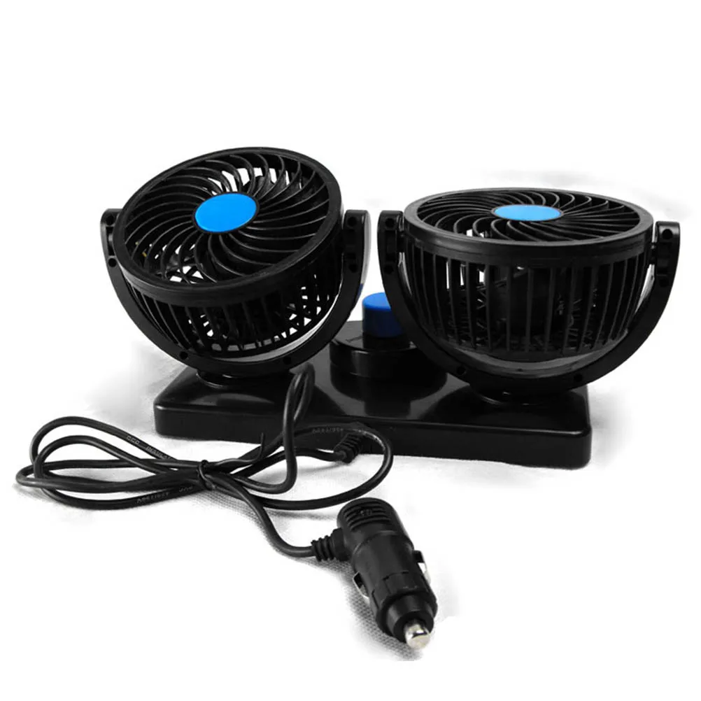 

12 V Car Fan Low Noise Cooling Shake Your Head Ventilation Auto 12v Portable for