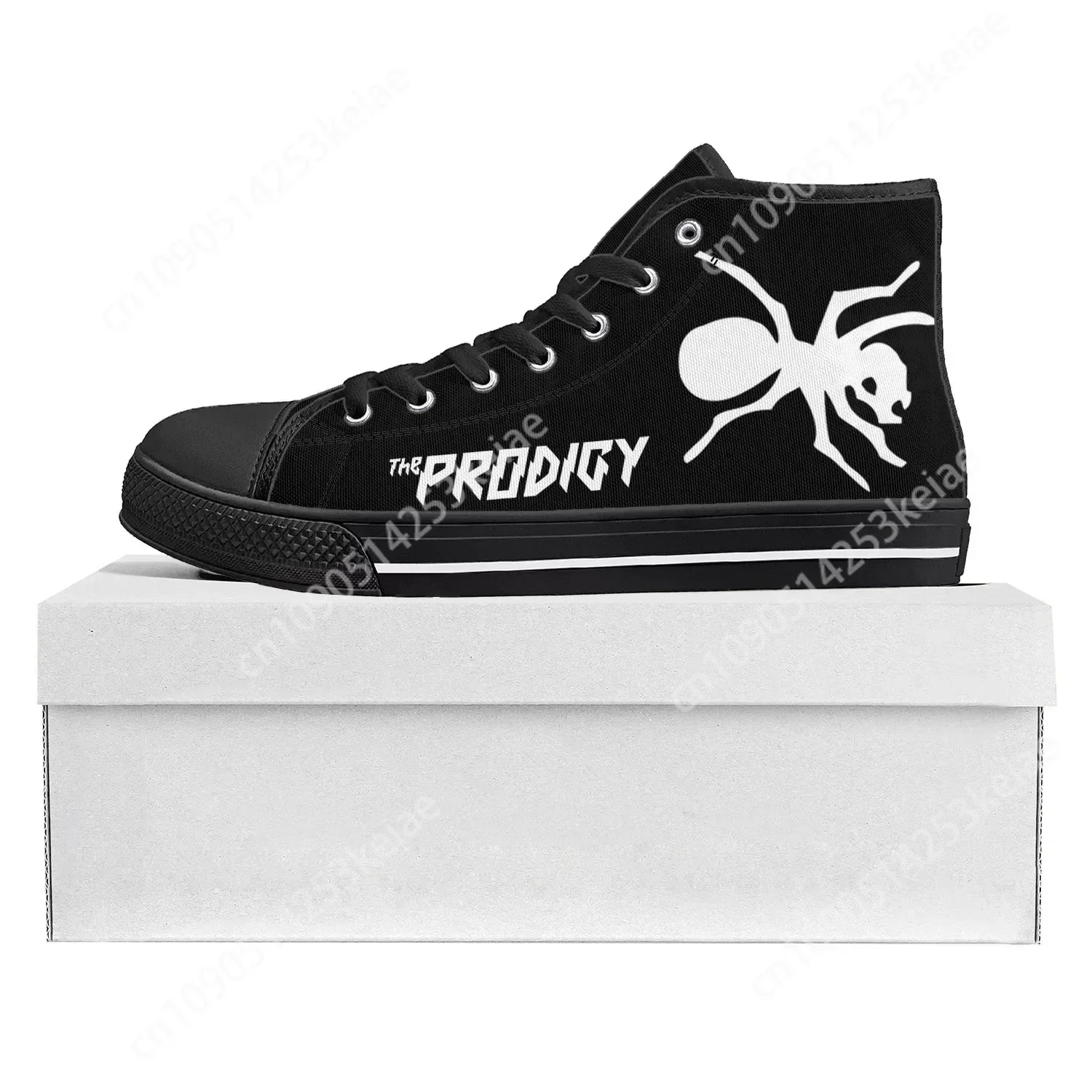 The Prodigy Rock Band Punk High Top High Quality Sneakers Mens Womens Teenager Canvas Sneaker Casual Couple Shoes Custom Shoe