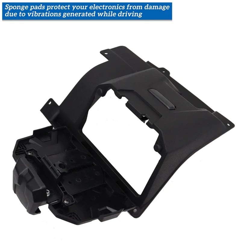 

Electronic Device Holder With Storage Box Organizer Tray For Can Am Defender HD5 HD8 HD10 MAX 2016-2023 Accessories