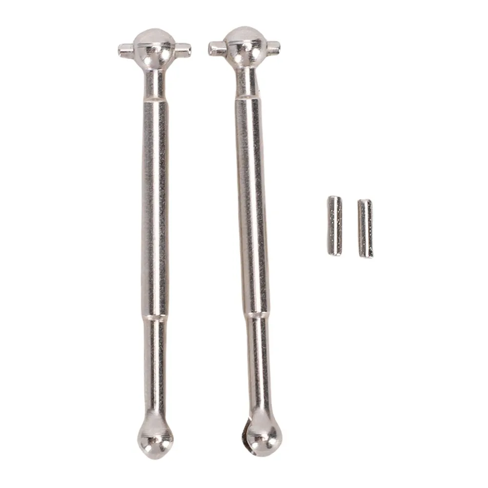 2Pcs/Set Steel Dog Bone Drive Shaft Robust Stable Performance Dog Bone Shafts for Haiboxing 3101A/3100A RC Car