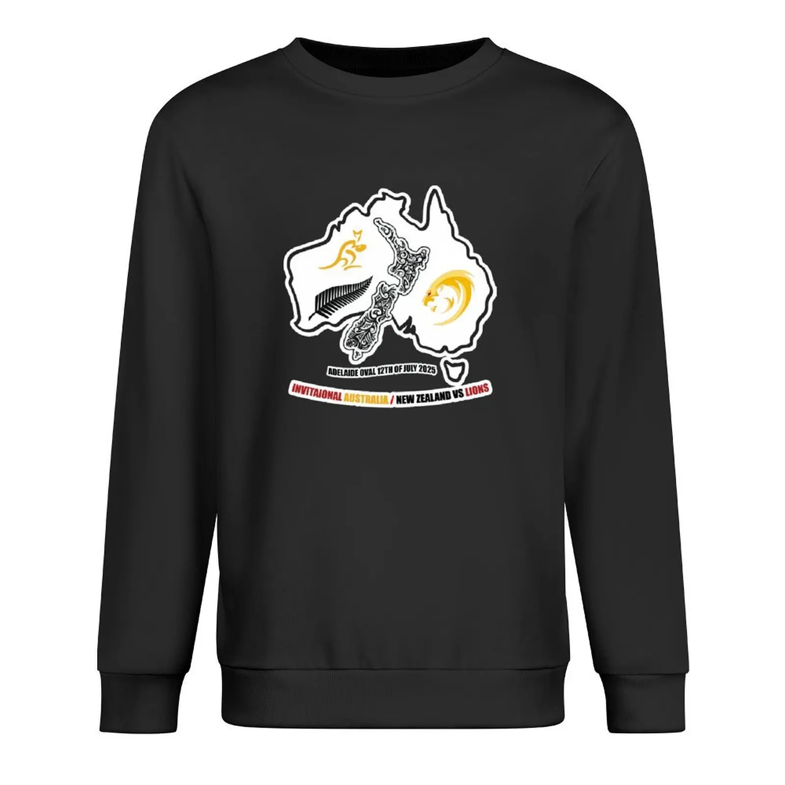 

Original Lions Tour 2025 NZ & Australia Invitational Ver2 Pullover korean style clothes tracksuit men japanese style pullover
