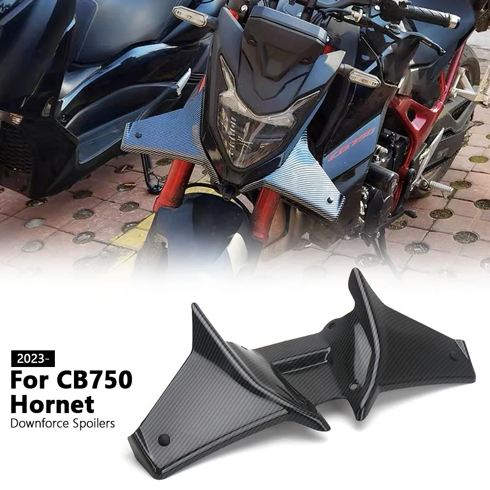 Motorcycle Front Spoiler For Honda CB750 HORNET CB 750 Hornet 2023 2024 Sport Downforce Naked Forntal Spoilers Wing Deflector