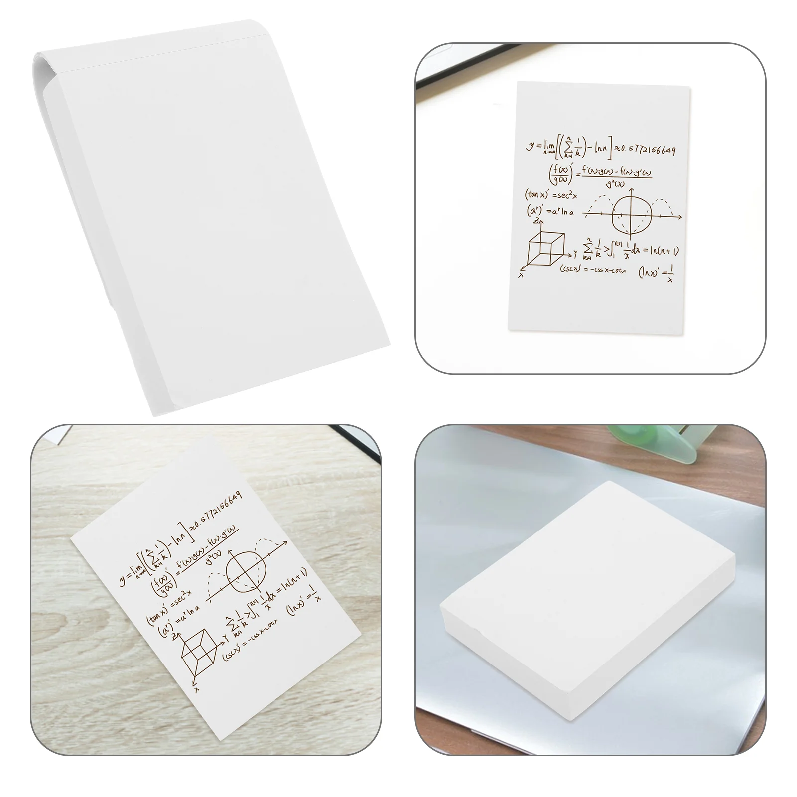 

Notepad Blank Scratch Funny Office Supplies Paper Server Bulk Notepads Desk Decor White
