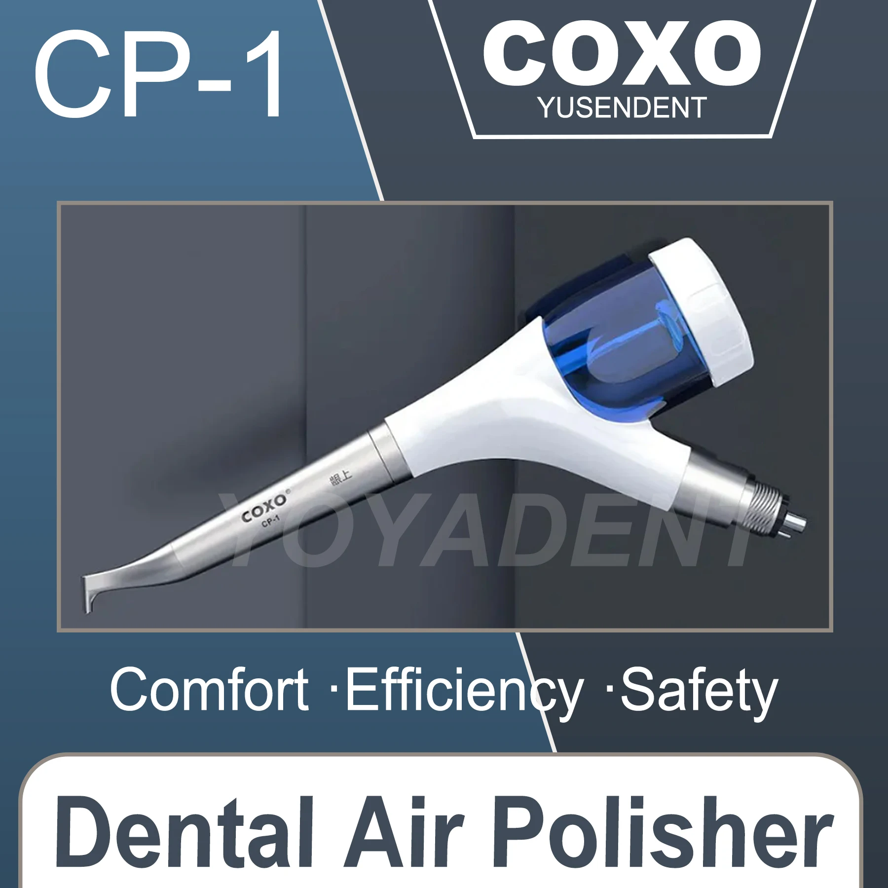 

COXO CP-1/CP-2 Dental Air Polisher Prophy Jet Air Polisher 0.7mm Small Caliber Nozzle Design 360 Degree Rotatable 4Holes