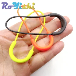 10 Pcs/Pack Mix Color Zipper Pull Cord Zipper Head Pull Puller End Fit Rope Tag Fixer Zip Cord for Garment Bags Accessory