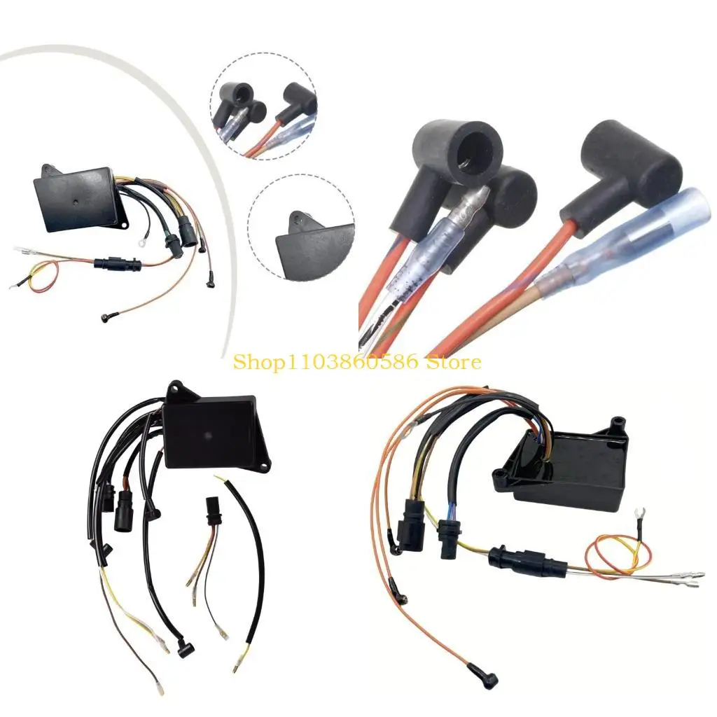 242A Reliable Ignition System For 2 Cycle 50/60/70HP Marine Motors 5 Wire Timer Base SLOW Function 585145 585189 5004532 5004533