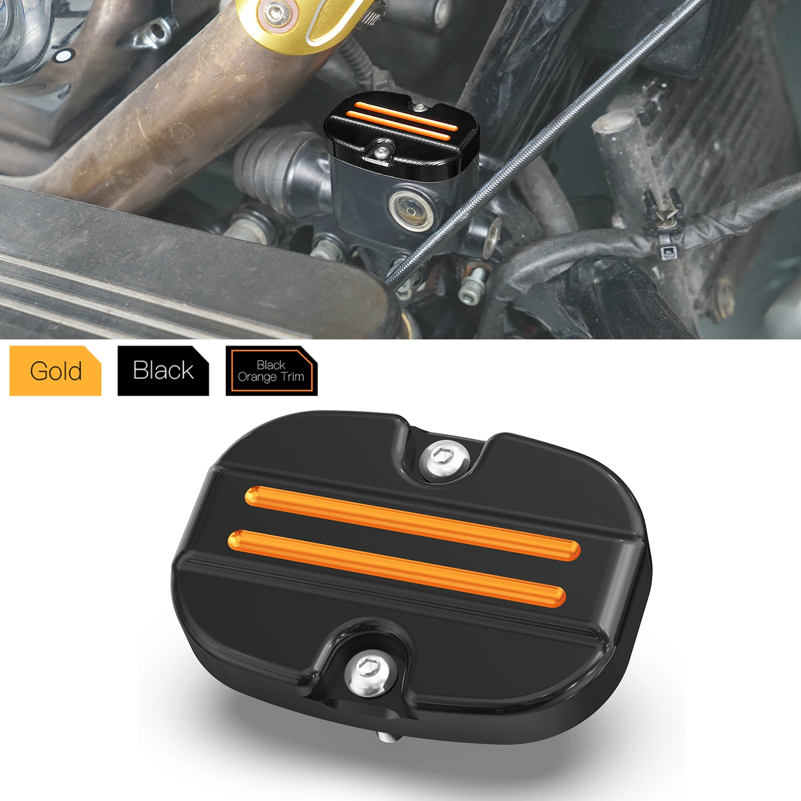 

For Harley Road Glide Street Glide Special Rear Brake Master Cylinder Cover For Harley Road King Electra Glide Ultra Limited