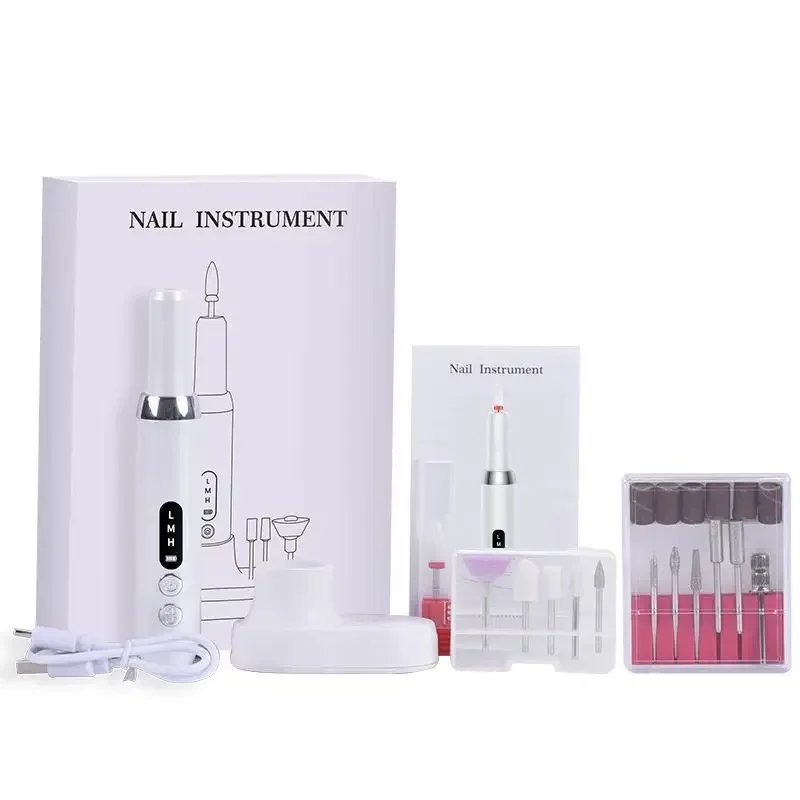 Nagelpolijstmachine Draagbare Elektrische Professionele Nagel Slijpen Dode Huid Verwijderen Kunst Schuren Vijl Pen Manicure Machine