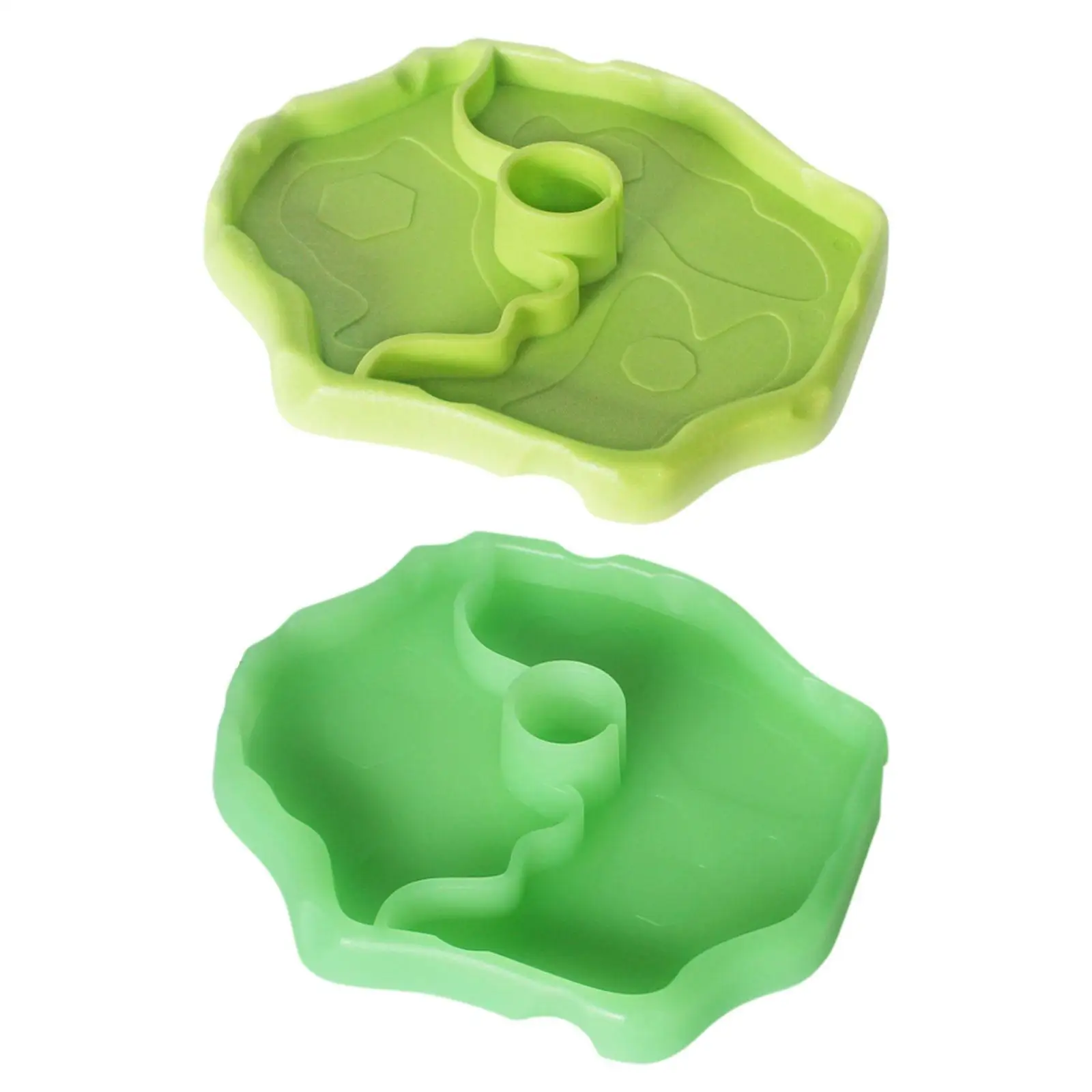 Reptile Water Bowl Decorations 2 in 1 Food Bowl Reptile Feeder Feeding Bowl for Bearded Dragon Scorpion Hamster Chameleon Gecko