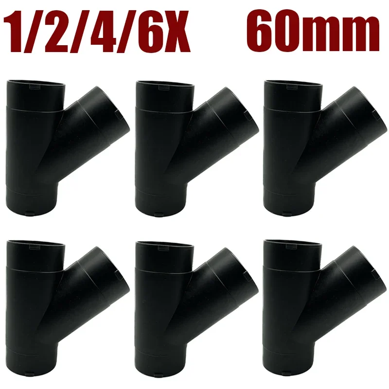 

1/2/4/6X 60 мм вентиляционный канал Y-образный разветвитель выхлопной трубы разъем для Webasto Eberspaecher дизельный стояночный обогреватель