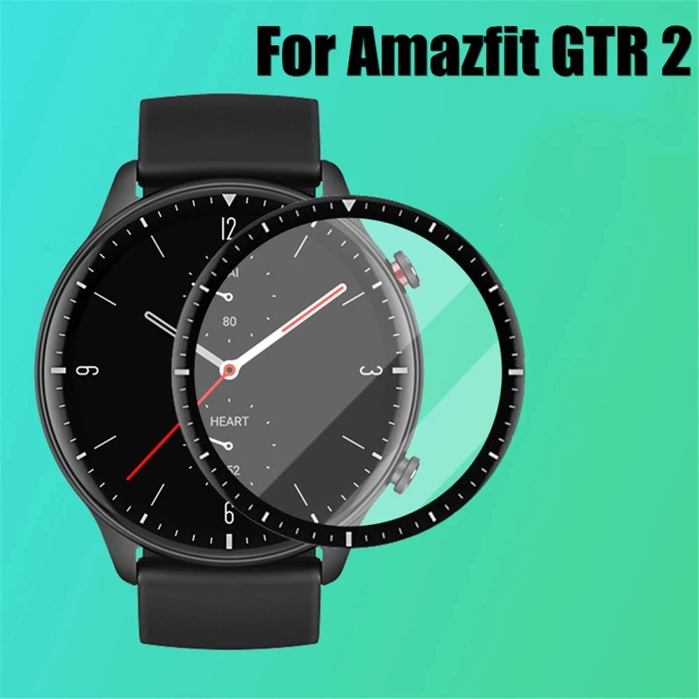 9D Curved Soft Glass Tempered for Huami Amazfit GTR 4 Bip 3 Pro Screen Protector for Xiaomi Amazfit Watch GTS 3 4 Mini Not Glass