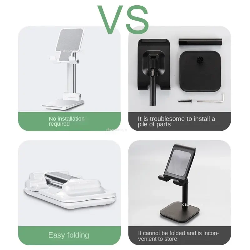 Desktop Handy Halter Stehen Für iPhone iPad Einstellbare Tablet Faltbare Tisch Handy Desk Stand Halter Universal